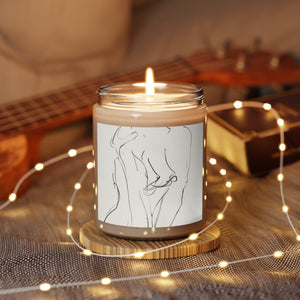 Candle. Cinnamon + Charcoal Sketch WOMAN 9 oz